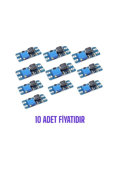 Mt3608 Ayarlanabilir Voltaj Yükseltici Kart - 10 Adet-4837