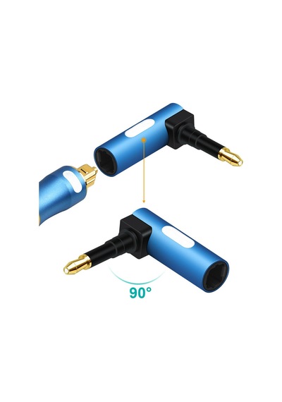 Dijital Ses Bağlantısı İçin 3.5mm Mini Fiber Adaptörlü 90 Derece Optik Ses Kablosu