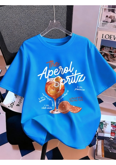 Noıssey Urban Pop Graphic Kadın Tişört Koleksiyonukod 5171 Bebe Mavi