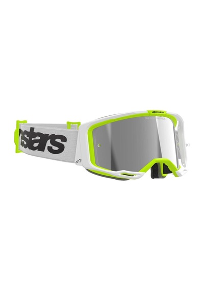 Alpinestars Vision 8 Wordmark Goggle Kross Gözlüğü Beyaz Sarı