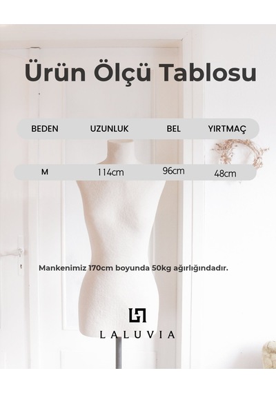 Laluvia Taş Klapa Çift Cepli Yırtmaç Detaylı Kaban - 2y44177