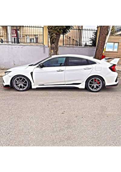 Honda Civic Fc5 2016-2021 Boyasız Plastik Sağ-sol Takım Turbo Marşpiyel