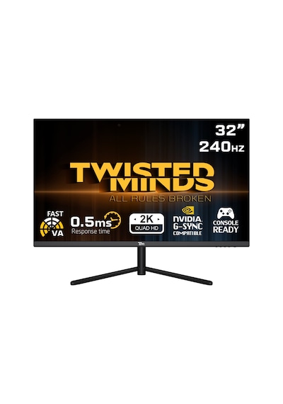 Twisted Minds TM32QHD240VA 32" 0.5 MS 240 Hz 2K QHD VA LED Monitör