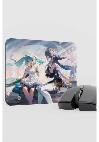 Faruzan Genshin Impact Anime Gacha V5 - 22x18 Gaming Mouse Pad Fare Altlığı