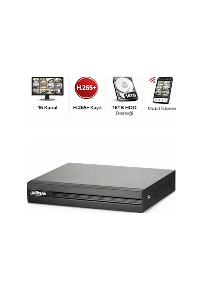 Xvr1b16 16 Kanal Hd Dvr Güvenlik Kamera Kayıt Cihazı