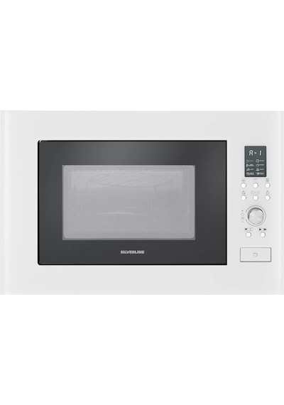 Silverline BO6504W01 - CS5349W01 - 3457 Soho 60 - MW9018W01 Beyaz Cam Ankastre Set