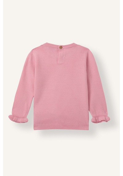 Defacto Oversize Bisiklet Yaka Düşük Omuzlu Basic Triko Kazak H8470a526aupn445 Pembe-pn445