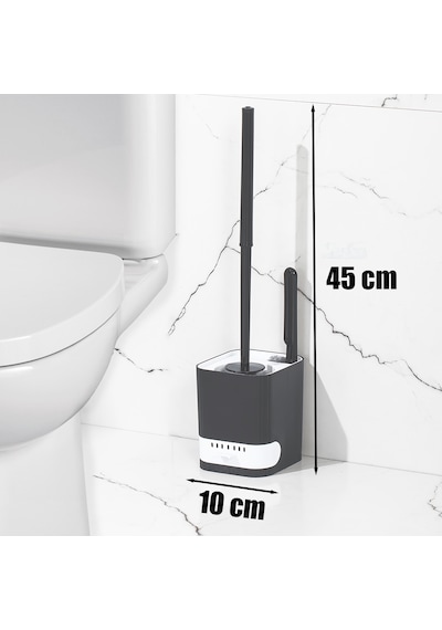 Porsima 2027 Pratik Tuvalet Fırçalığı Banyo Tuvalet Fırçası Antra
