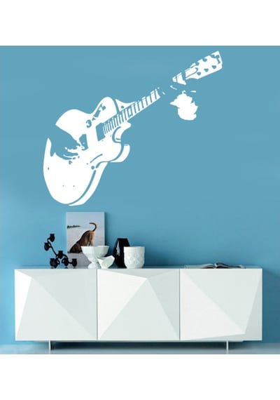 Klasik Gitar Müzik Duvar Sticker Klasik Gitar Müzik Duvar Sticker