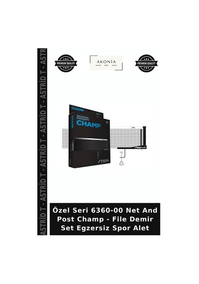Özel Seri 6360-00 Net And Post Champ - File Demir Set Egzersiz Spor Alet Belirtilmemiş