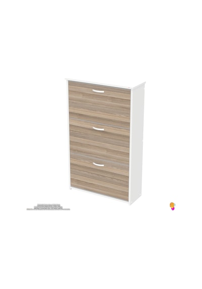 Modilayn West Antre 72x116x26 Cm Lik 3 Düşer Kapak 6 Göz Bölmeli Ayakkabılık Cordoba - Beyaz Modilayn West Antre 72x116x26 Cm Lik 3 Düşer Kapak 6 Göz Bölmeli Ayakkabılık Cordoba - Beyaz