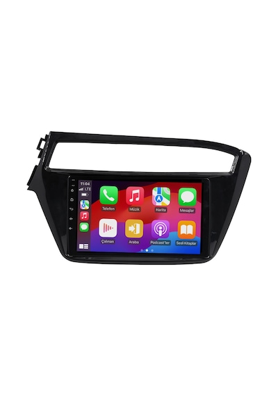 Hyundai İ20 Araç Multimedya Android Ekran Carplay Double Teyp Navigasyon 4+64 9" 18-20 P.black Cadence