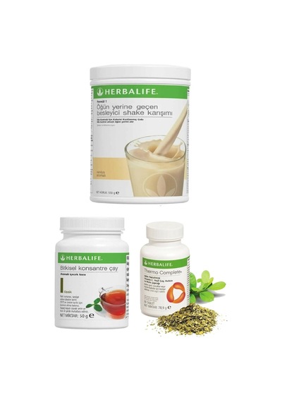 Herbalife Set Vanilya Shake 50 Gr Klasik Çay Thermo Complete