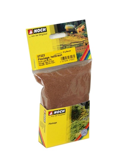 Noch 7223 Flock, Açık Kahve, 20 Gram Diorama Malzemesi-54604