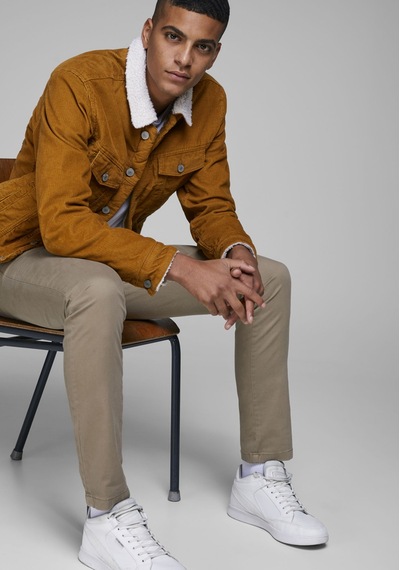 Jack & Jones Marco Model Erkek Bej Renk Chino Pantolon 12150160 Krem