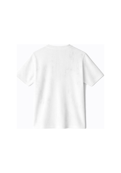 Fitilli Oversize Tişört Beyaz