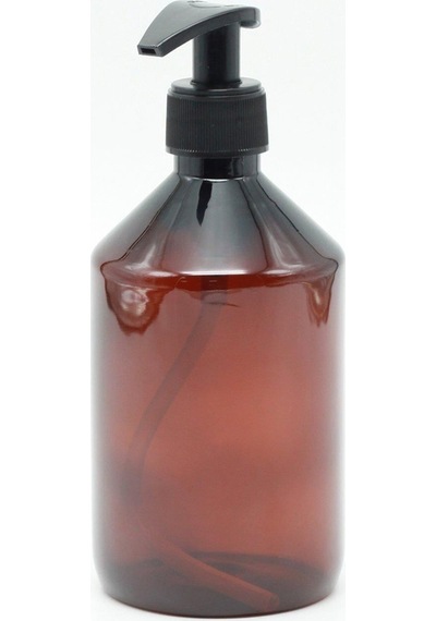 Kahverengi Sabun Şişesi, 500ml Sabun Şişesi, Plastik Sabun Şişesi Kahverengi