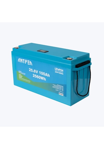 Antfea 25.6v 100ah Abs Lityum Akü Akıllı Ekran Bluetooth Lifepo4