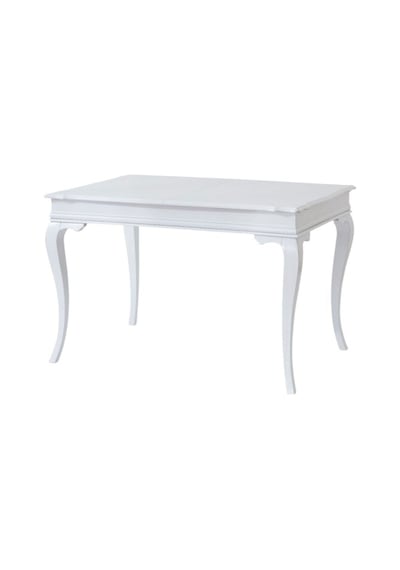 Rustik Açılır Yemek Masası 90x140 Beyaz Rustik Açılır Yemek Masası 90x140 Beyaz