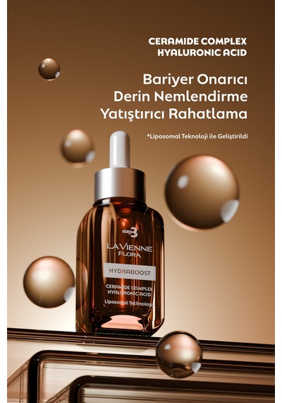 Hydraboost,üçlü Hyaluronik Asit Ve Seramid Kompleks,%5 C Vitamini,yoğun Nemlendirici Liposamal Serum - 803242356