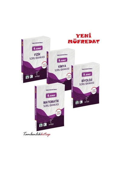 Karekök 9.sınıf Yeni Müfredat Sayısal Soru Bankası Seti