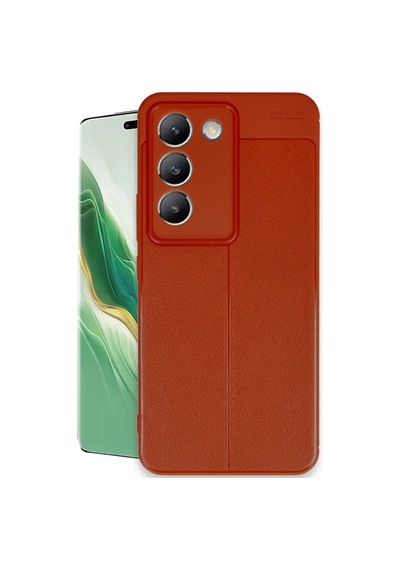 Vivo V30 Lite 4g Kılıf Auto Focus Kapak - Kırmızı Renkli
