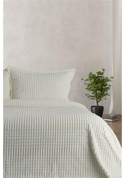 Merinos Modern Line Kemik 2 Parça Tek Kişilik Battaniye Set