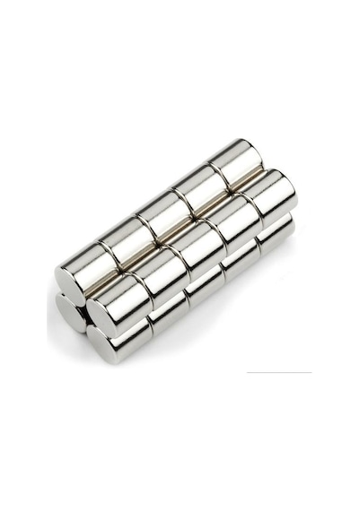 5 Adet Çap 8mm X Kalınlık 8mm Yuvarlak Süper Güçlü Neodyum Mıknatıs
