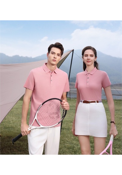 New Performance Premium Polo T-shirt %72,8 Pamuk %27,2 Polyester Pudra