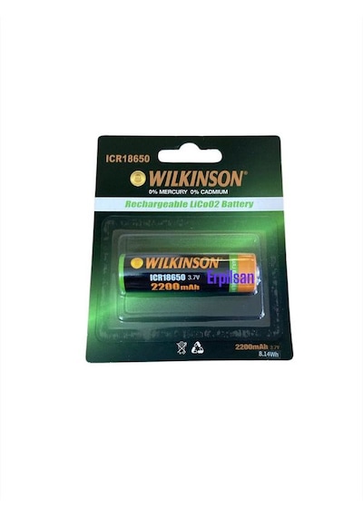 Wılkınson 18650 Li-ion Icr 3.7v 2200 Mah Şarj Edilebilir Pil