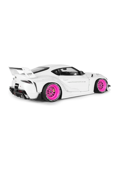 Solido S1815502 1/18 Toyota Gr Supra Lıberty Walk Body Kıt Whıte Pınk 2025