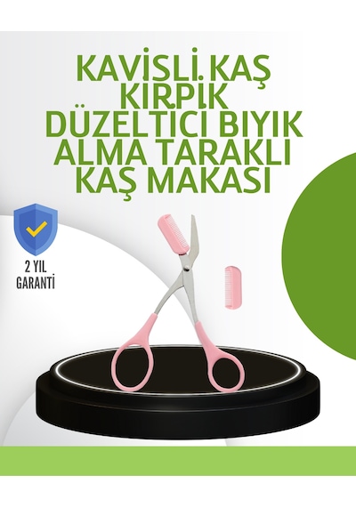 Tnabilir - 418 - Kaş Ve Kirpik Düzenleme Makası - Glblseme - Ergonomik Tasarım