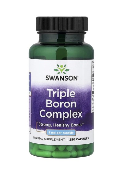 Swanson Vitamins, Triple Boron Complex, 3 Mg, 250 Capsules