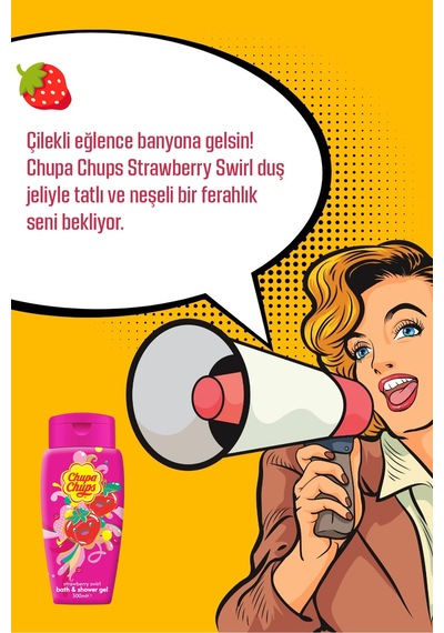 Chupa Chups Çilek Duş Jeli 300 Ml