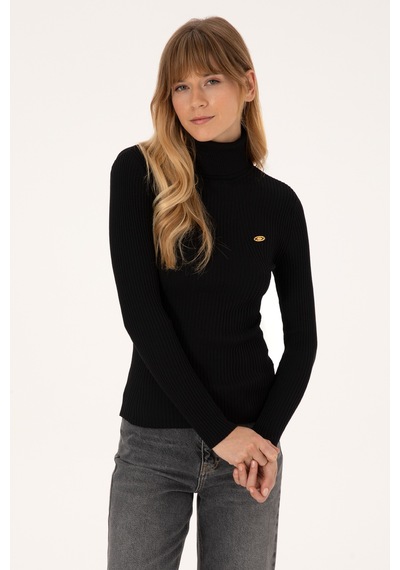 U.s. Polo Assn. Kadın Siyah Kazak /triko 50314756-vr046 Sıyah