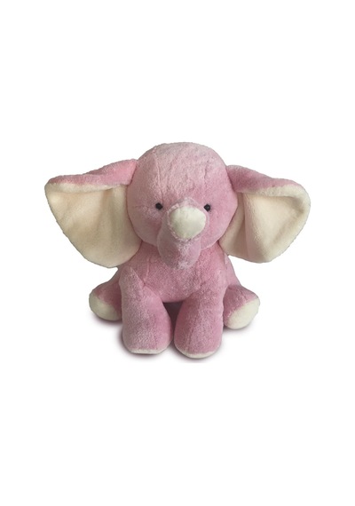 Oturan Fil Pembe Wellsoft 45 cm