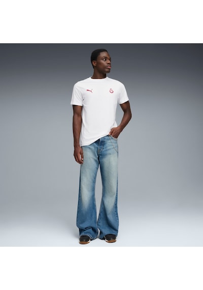 Puma Galatasaray Ftblessentıals Erkek Tişört 782907 20 Beyaz