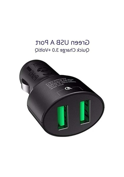Çift Usb Çıkışlı Hızlı Araç Şarj Cihazı