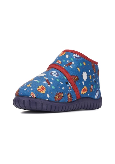 Günlük Unisex Çocuk Panduf Ev Ayakkabısı Esnek Kaymaz Taban Cırtlı Kreş Anaokulu Ayakkabı 263 Lacivert - Kırmızı Günlük Unisex Çocuk Panduf Ev Ayakkabısı Esnek Kaymaz Taban Cırtlı Kreş Anaokulu Ayakkabı 263 Lacivert - Kırmızı