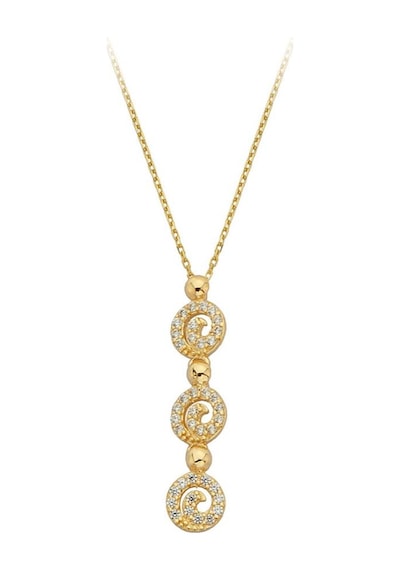 Altın Spiral Kolye G11862