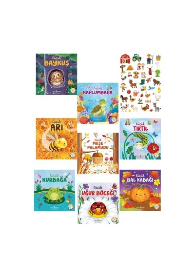 Yeni Doğanın Eşsiz Hikayeleri 8 Kitap Dev Set İş Kültür - A4 Sticker Hediyeli