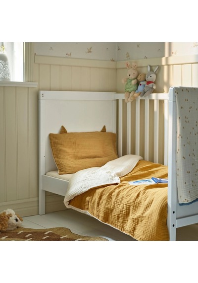 Ikea Guldvavare Tek Kişilik Nevresim Takımı 110 X 130 Cm Bej - Hardal Çok Renkli