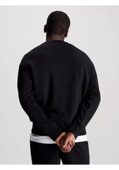 Calvin Klein Nano Logo Sweatshırt Siyah