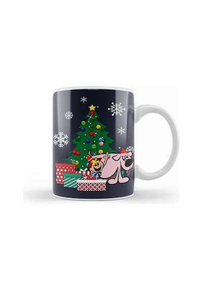 Tom Terrific And Mighty Manfred The Wonder Dog Around The Christmas Tree Kupa Bardak Porselen Karışık