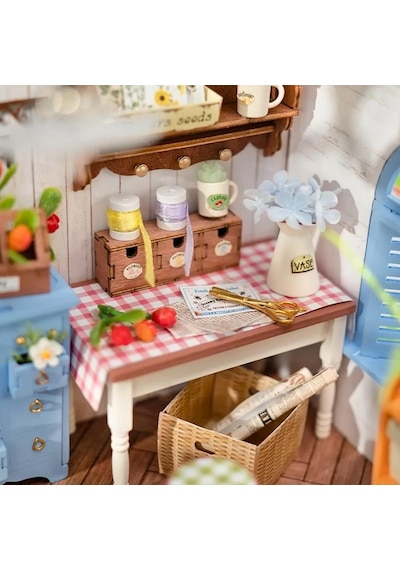 Rolife Dg163 Rüya Gibi Bahçe Evi Dreamy Garden House Dıy Minyatür Maket Model Seti Mini Dollhouse 3d Model Kit Detaylı Dekoratif Hobi Seti 3d Puzzle Tiny House
