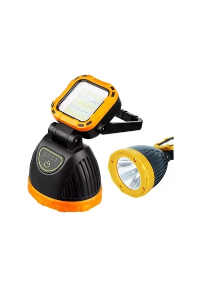 Hubrendy Sh Powermaster Pm-8033a Solar Şarjlı 6 Modlu El Feneri Ve Işıldak Acil Durum Lambası Beyaz