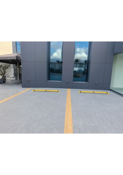 Standart Sabit Araç Park Stoperi Otopark Yol Trafik Bariyeri 180x12cm
