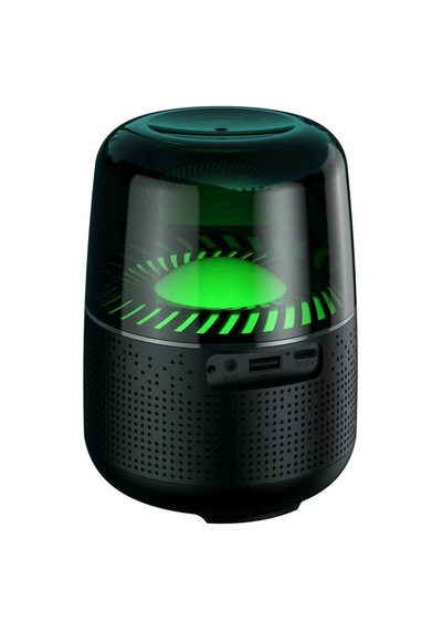 Özel Üretim Rgb Işıklı 1800mah Kablosuz Bluetooth Hoparlör F37 Renkli Işık Doğum Günü Ofis Aleti