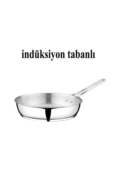 Çelik Tava 24 Paslanmaz Çelik Gri
