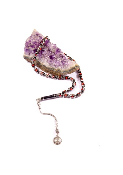 Burhan Sağlam Kapsül Kesim 11x6 Mm İşlemeli Erzurum Oltu Taşı Tesbih Bs24179